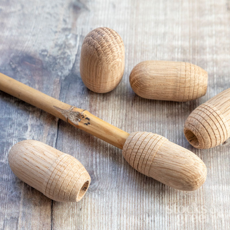 Oak Acorn Cane Toppers
