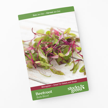 Microgreens - Beetroot 'Bulls Blood' Seeds
