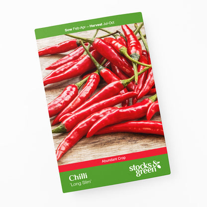 Chilli 'Long Slim' Seeds