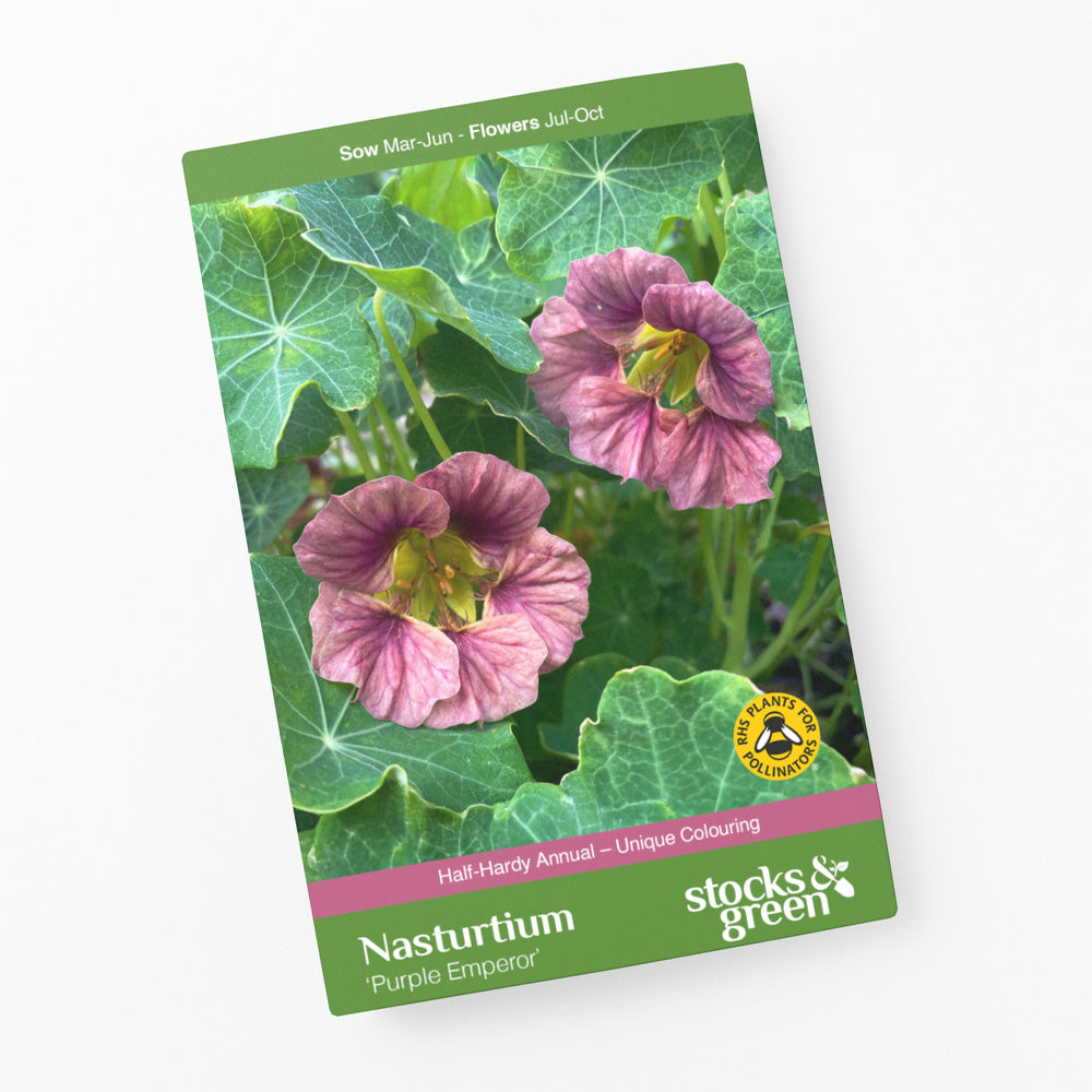 Tropaeolum 'Purple Emperor' (Nasturtium) Seeds